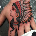 Native American Tattoo by Stizzo #traditional #fineline #traditionalfineline #nativeamerican #classictattoos #Stizzo