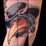 Neo Traditional Plague Doctor Tattoo by Dean Denney #PlagueDoctor #PlagueDoctorTattoos #NeoTraditional #NeoTraditionalPlagueDoctor #DeanDenney