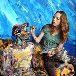 Painting one of the subjects for "Color of Reality" via instagram alexameadeart #man #fineart #art #artshare #artist #alexameade#blacklivesmatter