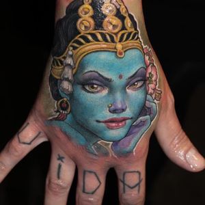 Kali tattoo by Mr Koan #MrKoan #newschool #kali #goddess #mythology