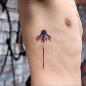 Poetic tattoo by Joice Wang #JoiceWang #watercolor #graphic #nature #flower
