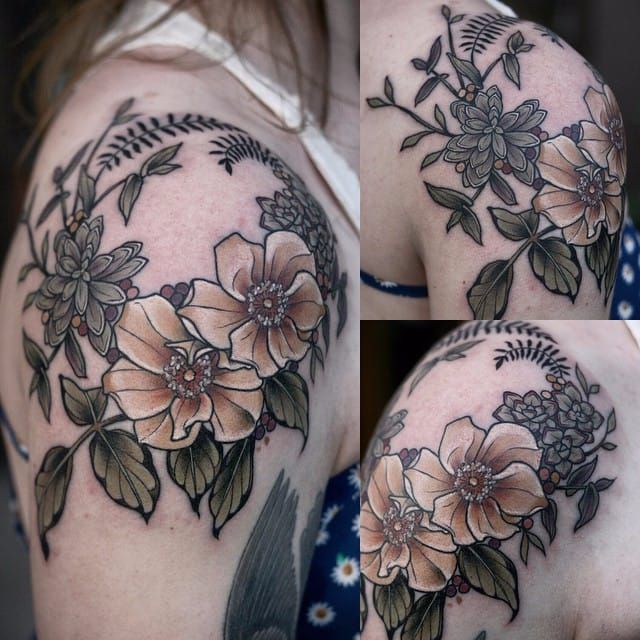 Kirsten Holliday: Inking Gardens On Skin • Tattoodo