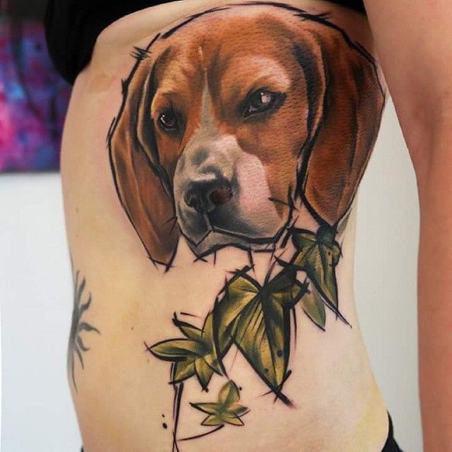 Dog Tattoos | Tattoos Dublin | The Ink Factory Dublin 2 | Tatuagem de  cachorro, Tatuagem de cão, Tatuagem beagle