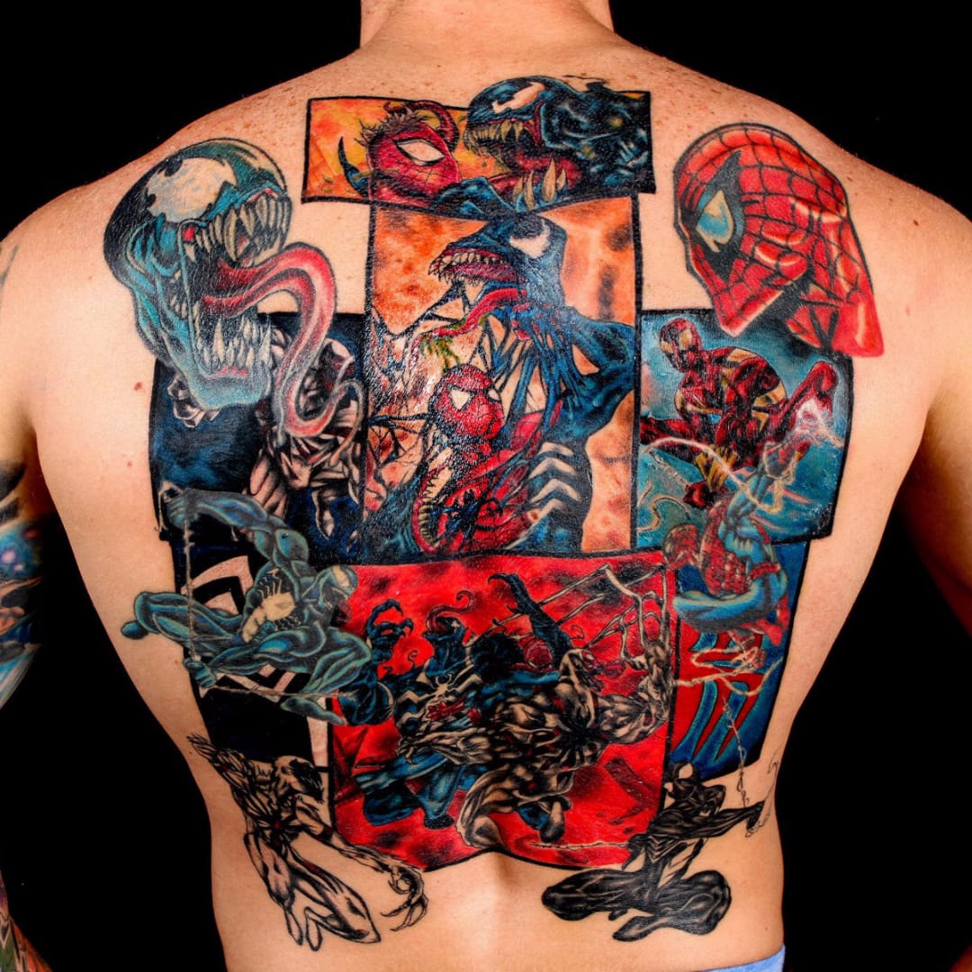 Explore the 50 Best Spiderman Tattoo Ideas (2017) • Tattoodo