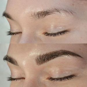 Eyebrow microblading, Image Source: Shaughnessy Keely #cosmetics #eyebrows #Microblading #consmetictattooing