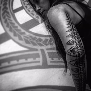 Cool tattoo by Alipate Fetuli #AlipateFetuli #polynesian #ethnic #tribal #blackwork #traditional