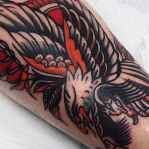 By Mikey Sharks. #MikeySharks #Traditional #traditionaltattoo #eagle #bird