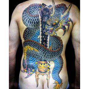 Traditional Japanese dragon by Kian Forreal. #japanese #traditionaljapanese #dragon #KianForreal #Horisumi