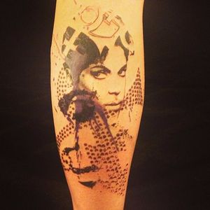 Graphic tattoo by Ollie Tye #Prince #OllieTye #graphic