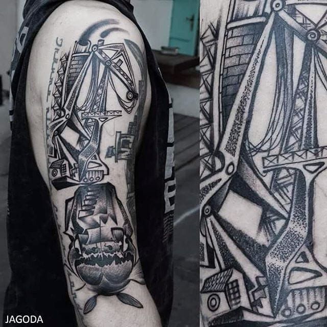 100 Creative architecture tattoo designs that impress your mind  Page 3  of 7  Kadva Corp