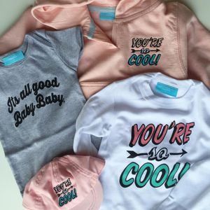 "You are so cool" kids collection by Red Temple Prayer #fashion #RedTemplePrayer #tattooinspired #kidsclothing #kidsclothingline #youaresocool #lettering