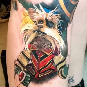 A color portrait of Sir Didymus from Labyrinth by Madame Fink (IG—madamefink). #color #Labyrinth #MadameFink #portraiture #realism #SirDidymus