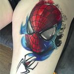 Spider-Man (via IG -- mcmaymie) #spiderman #spidermantattoo