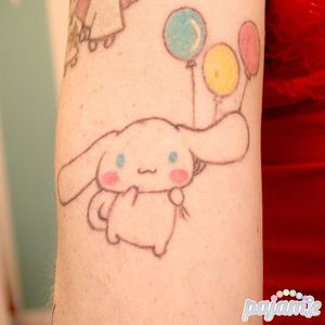 Sanrio tattoo by Pajamie of Flickr. #sanrio #adorable #kawaii #cute #pink #pastel #cinamoroll