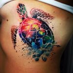 #GuinhoTattoo #Brasil #Brazil #brazilianartist #tatuadoresdobrasil #turtle #tartaruga #watercolor #aquarela