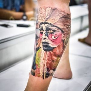 Melhor tatuagem realismo. Por Fernando Tampa! #TattooWeekRio #TattooWeekRio2017 #convenção #realismo #indigena #evento