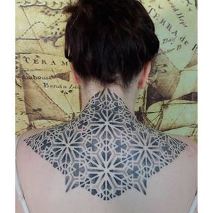 Tattoo by Sam Rivers #Geometric #Blackwork #Dotwork #SamRivers