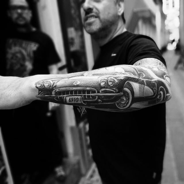 Patrick OLeary on Instagram ink inked tattoo tattoos tattooideas  hearttattoo corvette corvettetattoo utahtattooartist