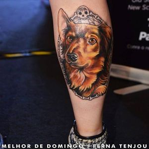 Tatuagem feita por Ferna Tenjou! #cachorro #dog #TattooPlaceConvention #ConvençãoDeTatuagem #convenção #ConvençõesPeloBrasil #niterói #brasil