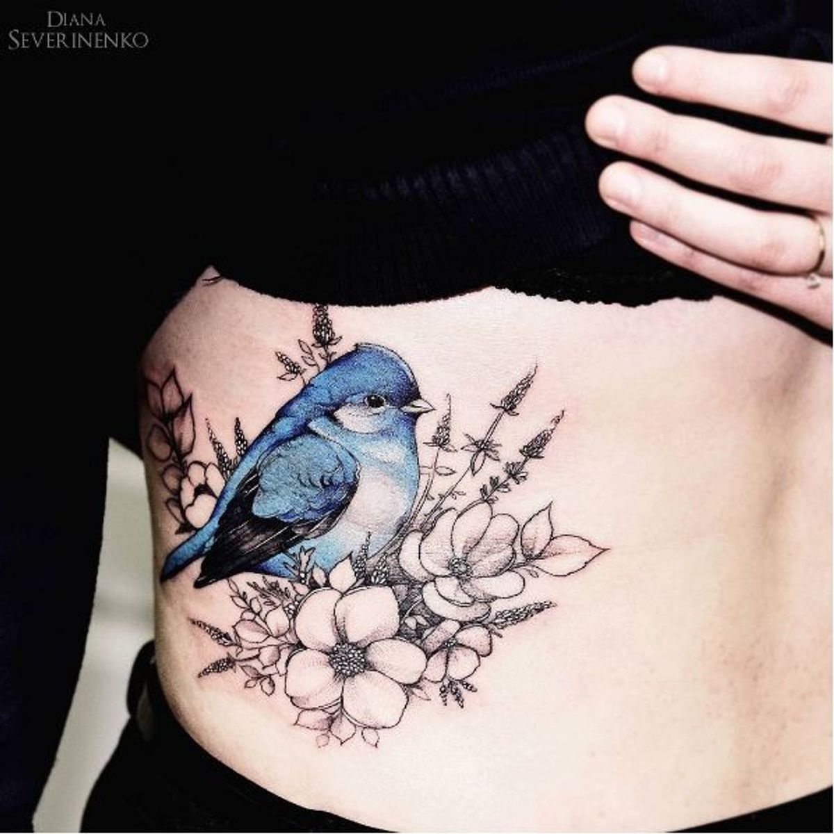 Small Bluebird Tattoo Design  Blue jay tattoo, Bluebird tattoo