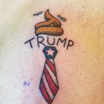 Anti-Trump tattoo by srimonke via Instagram. #donaldtrump #election2016 #2016 #lol