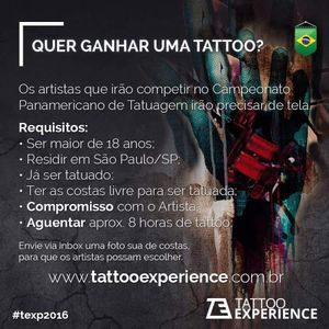 #TattooExperience2016 #TattooWeek #Convenções #brasil #texp2016