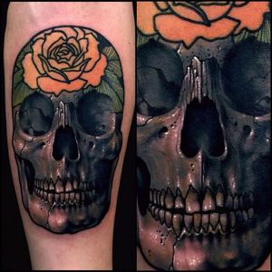 #skull #mashup tattoo