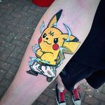 Majin Pikachu Tattoo by Josh McAllister #maijin #pikachu #pokemon #pokemongo #pokemonart #popculture #JoshMcAllister