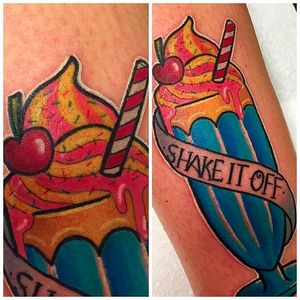 Adorable #milkshake tattoo by Matt Daniels #taylorswift #lyrics