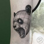 Panda by Sven Rayen (via IG-svenrayen) #geometric #blackandgrey #animal #panda #illustrative #svenrayen