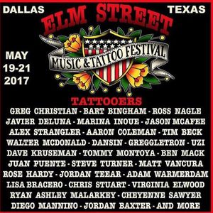 Just a handful from the 50+ tattooers that will be in attendance for The 2017 Elm Street Tattoo Fest, May 19-21, Dallas. #ElmStreetTattooFest #ElmStreetTattoo #TattooConvention