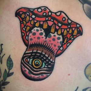 Mouth Tattoo by Job de Quay #mouth #traditionalmouth #oldschoolcool #gapfiller #traditional #JobDeQuay