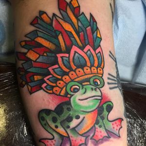 That's a pretty fly frog  by Greg Christian. (Via IG - gregchristian4130)