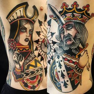 Tattoo uploaded by Alyssa • #couplestattoo #kingandqueen