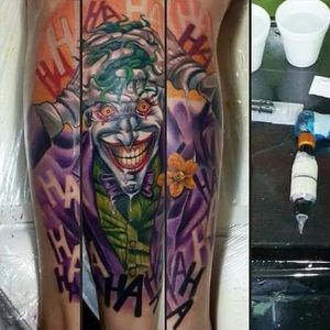 Killing Joke Tattoo by Anthony Gustavo Stark #thekillingjoke #killingjoke #batman #batmanjoker #joker #dccomics #comicbook #AnthonyGustavoStark