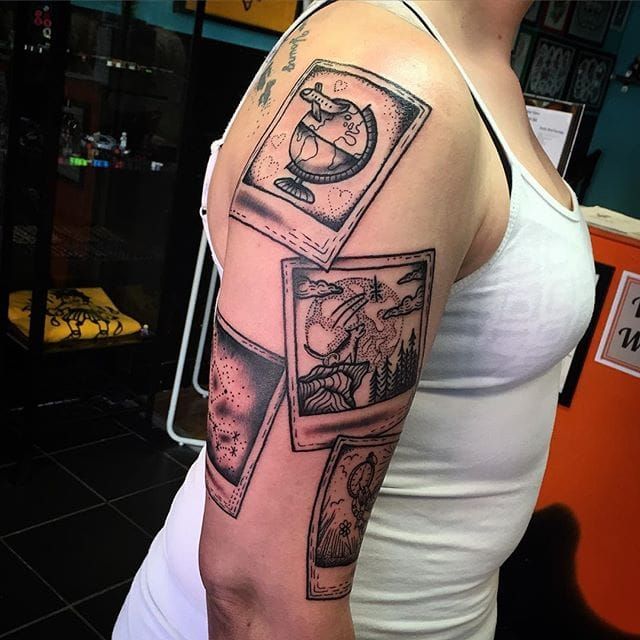 Polaroid Camera Tattoo by leitetattoo  Tattoogridnet