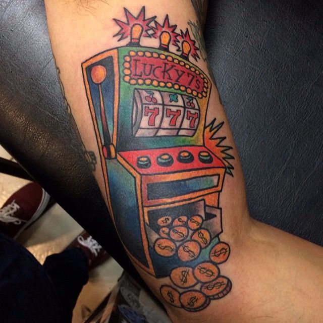 Slot Machine by Duffy Fortner TattooNOW