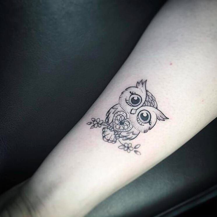 Small Owl Tattoo on the Finger  Find more owl tattoo ideas   Flickr