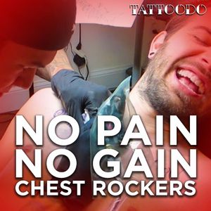 No Pain, No Gain: Chest Rockers #TattoodoGuide #Guide #Chest #Chestrocker