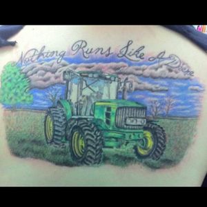 John Deere tractor (via IG -- jennkoss425)