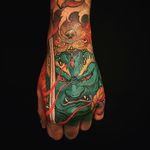 Fudo Myoo Tattoo by Tristen Zhang #fudomyoo #japanese #neotraditional #neotraditionaljapanese #japaneseart #TristenZhang