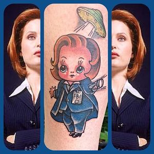 Scully kewpie doll #xfiles #scully #StaceyMartinSmith #kewpiedoll #popculture