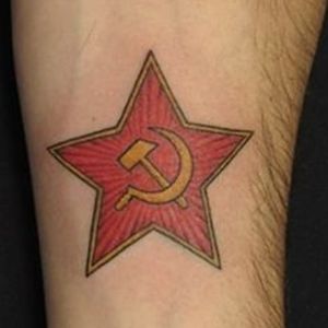 Hammer and sickle.