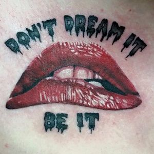 Jade's Rocky Horror Picture Show tattoo. #rockyhorror #rockyhorrorpictureshow #theater #film #classic