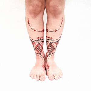 Tatuagem incrível por Brian Gomes. #BrianGomes #TatuadoresdoBrasil #Brasil #Brazil #tribalbrasileiro #geometria #arteindígena