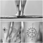 Geometric tattoos by Wsciekly Kot #WscieklyKot #handpoked #baltic #nordic #slavic #traditional #geometric #dotwork #blackwork #pattern