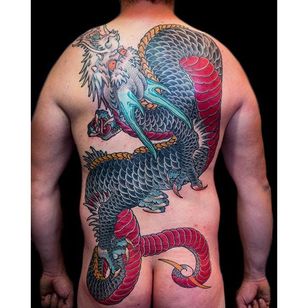 Dragón de Kian Forreal.  #Japonés #traditionalJapanese #drage #KianForreal #Horisumi
