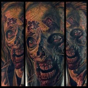 Zombie creature by Sean Sweeney. #realism #colorrealism #SeanSweeney #zombie #horror