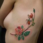 Flower tattoo #flower #RitKit #botanical #vegetal #nature