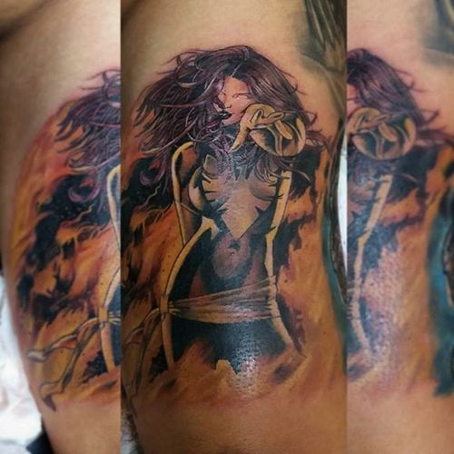 Tattoo Uploaded By Hateful Kate Phoenix Rising From The Ashes Via Ig Senorsuper91 Xmen Xmentattoo Phoenix Tattoodo